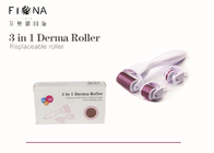 CE Approval titanium derma rolling Manufacturer skin roller system 3 IN 1 derma roller