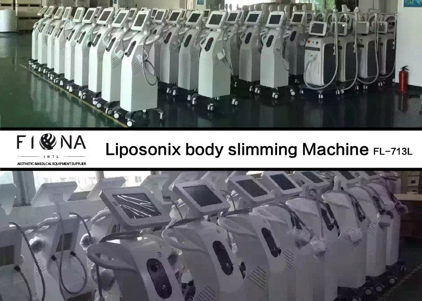 Skin Tightening Vacuum Fat Loss Machine 7MHZ Frequency 45kg White Color