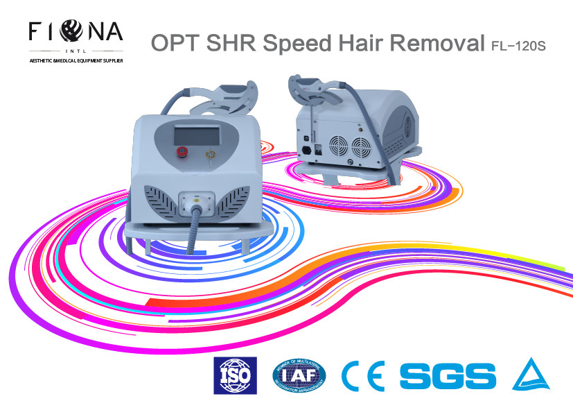 Portable OPT SHR Hair Removal Machine E Light With Cooling System 220V 60Hz