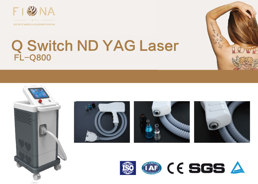 600W Permanent Unwanted  Laser Tattoo Removal Machine With Skin Rejuvenation