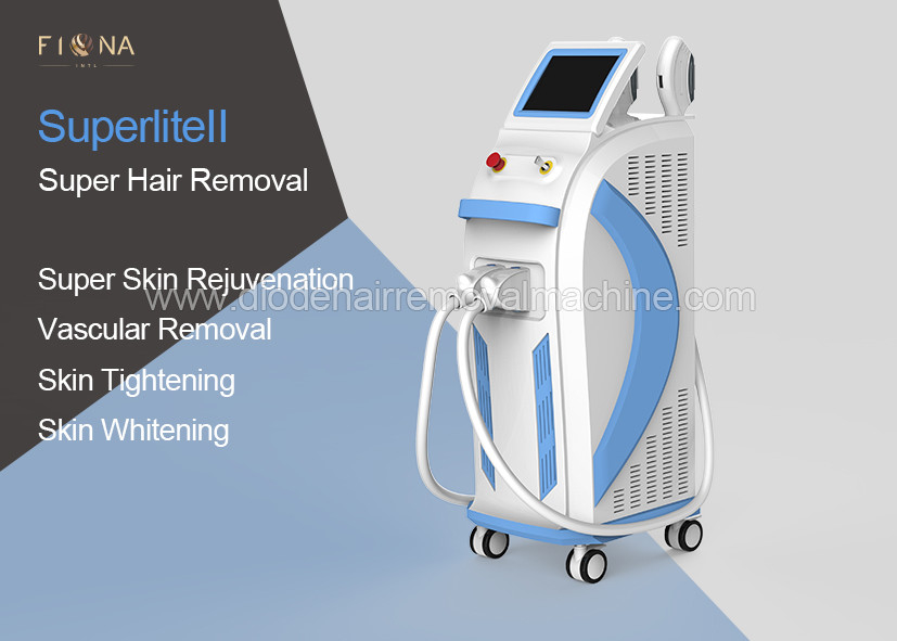 4 In 1 Opt Shr Hair Removal Machine Nd Yag Laser Tattoo Removal Machine