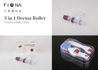 Titanium 3 in 1 changeable heads 180/600/1200 needle derma roller with micro needle roller