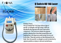 Q Switched Nd Yag Laser Tattoo Removal Machine For Tatoo / Eyebrow Removal