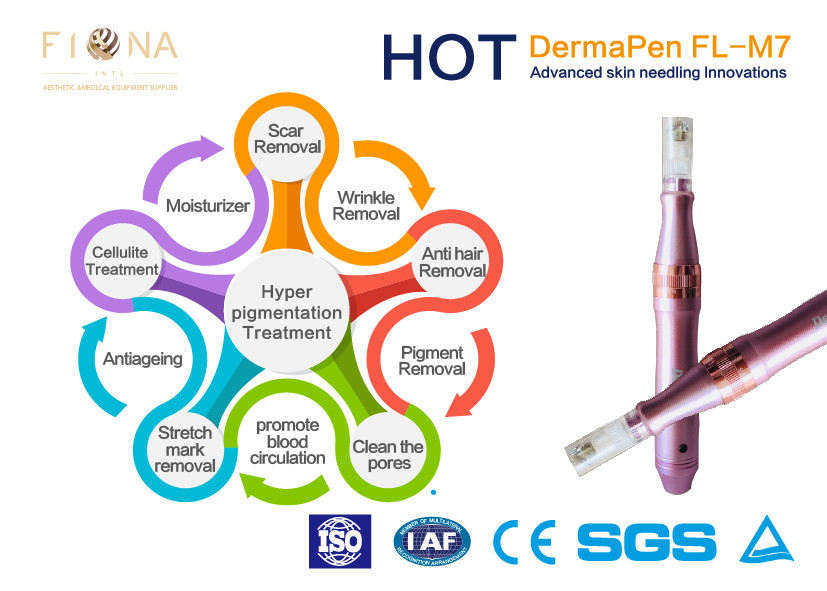 Professional Vibrating Derma Stamp Electric Pen 8500 RPM Needle Speed