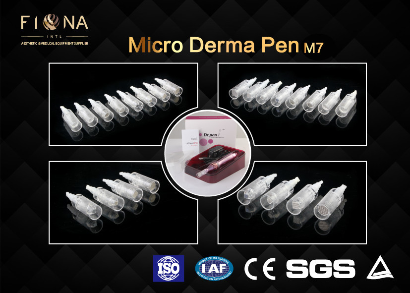 Electric Micro Derma Pen Stamp Rechargeable Titanium Needles For Wrinkle Reduction