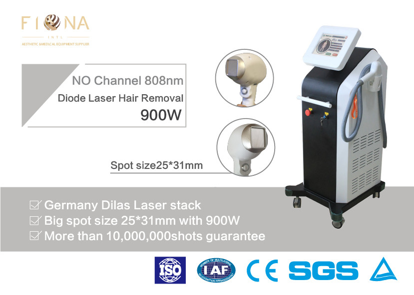 810nm Alexandrite Laser Hair Removal Equipment , Salon Laser Hair Removal Machine 600W