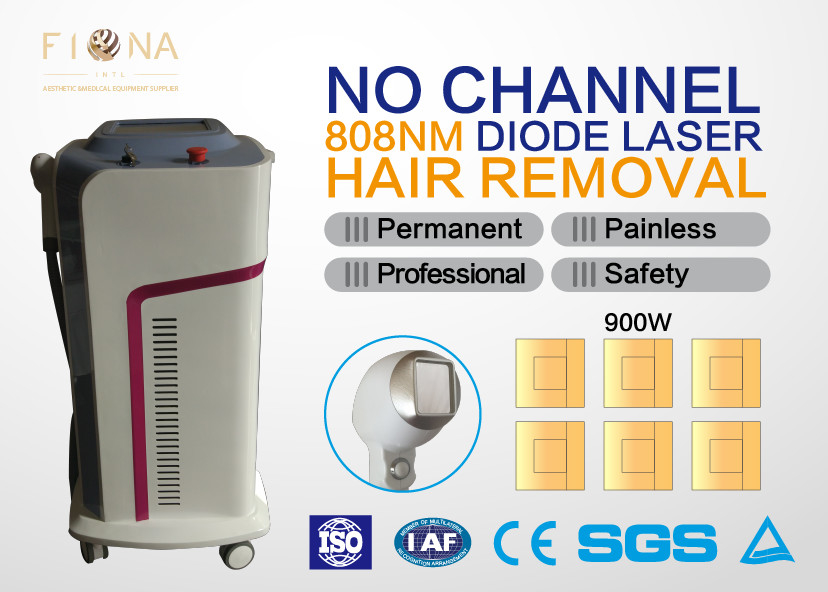 Non Channel Professional Laser Hair Removal Equipment , Advanced Beauty Salon Equipment