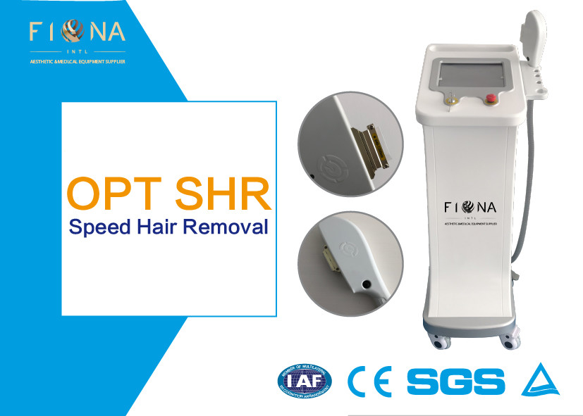 E Light Ipl OPT SHR Hair Removal Machine 2500W 220V 35kgs Net Weight ISO13485