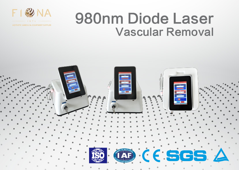 980nm Diode Laser Vascular Removal Machine Vein Super Stopper With Five Handles