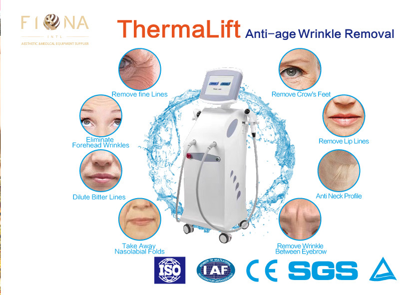 Anti Aging Professional Skin Tightening Machine Radio Frequency Thermal Energy