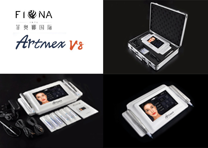 High Quality Permanent Makeup machine digital Artmex V8 touch Tattoo Machine set Eye Brow Lip Rotary Pen MTS System tatt