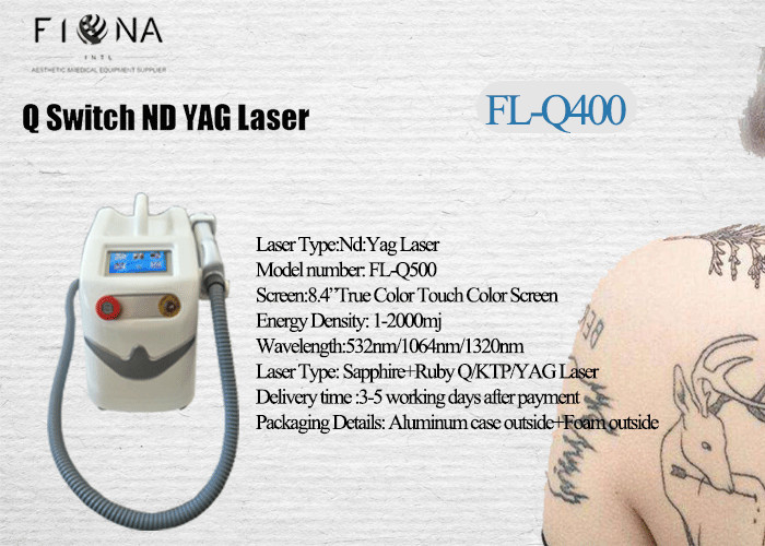 2018 best portable Q Switch ND yag laser for  tattoo removal skin rejuvenation machine