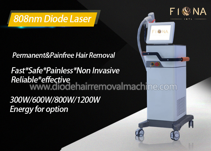 Big Spot Size Diode Laser Hair Removal Machine Strong Cooling Capacity