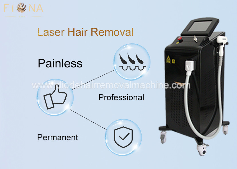 Safe Diode Laser Hair Removal Machine With 1200w 3 Waves Big Spot High Efficiency