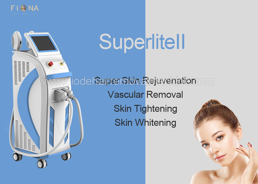 Beauty Salon / Clinic Opt Shr Hair Removal Machine Stationary Style Easy Operation