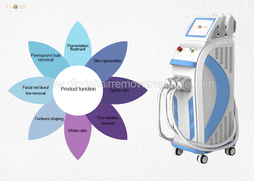 Nd Yag Laser Skin Rejuvenation Beauty Machine For Vascular Lesion Therapy