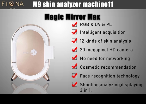 Hd Intelligent Ai Rgb Facial Skin Analyzer With Clinic Magic Mirror Face Scanner